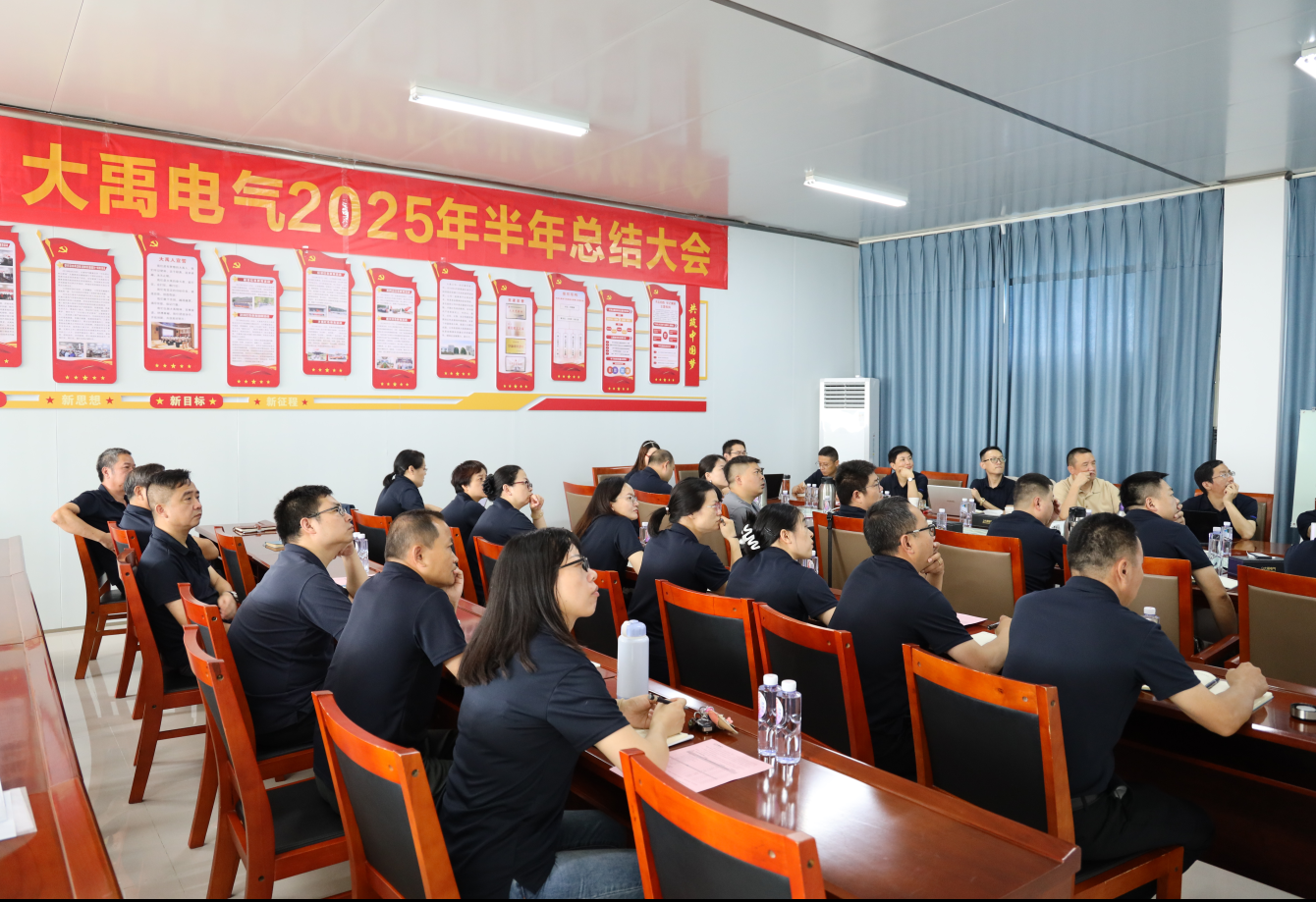 凝心聚力啟新程 砥礪奮進(jìn)譜新篇——大禹公司2025年半年工作總結(jié)會圓滿召開